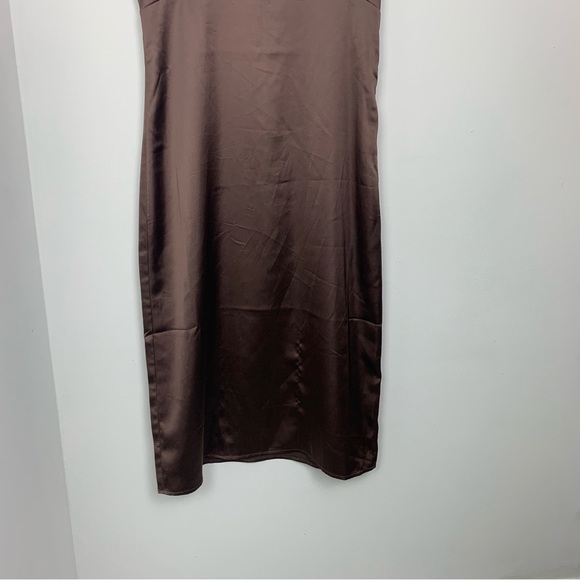 Forever 21 Sleeveless Satin Midi Slip Dress - Picture 7 of 12
